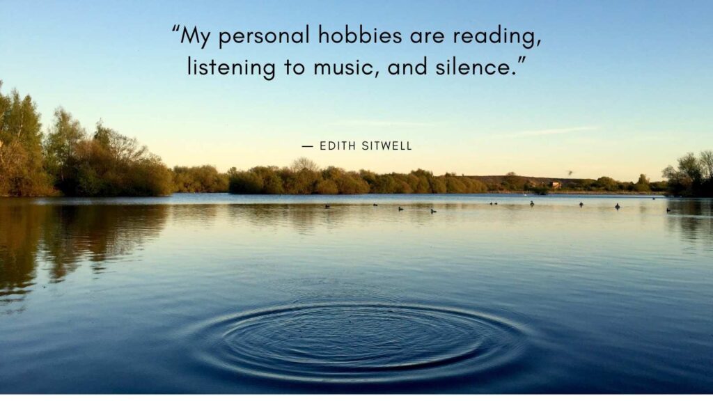 Reading, music and silence