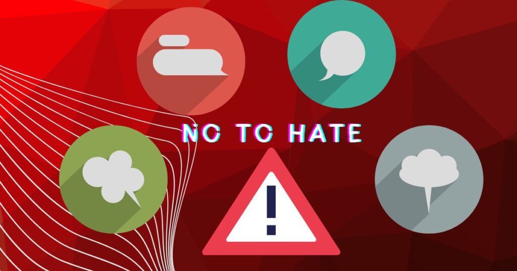no to hate speech